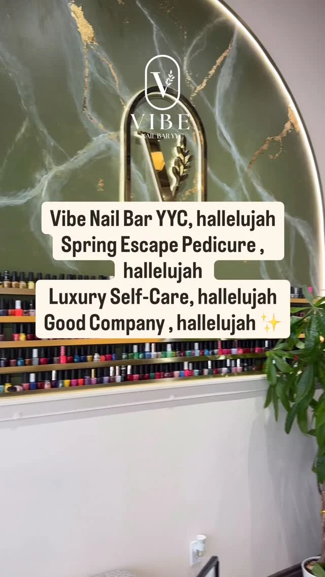 Not just a nail salon.
A place to slow down.
A place to reconnect.
A place to celebrate lifeâ€™s little moments.
A place that feels like your own little escape. 
Because sometimes, an hour for yourself is exactly what you need.

Welcome to Vibe ðŸŒ¿

Book your appointment today . Let our expert bring your nail vision to lifeâœ¨
â€”â€”
VIBE NAIL BAR YYC
ðŸ“ 5751 Signal Hill Centre SW, Calgary, AB T3H 3P8
ðŸ“ž(403) 719-6899 
ðŸŒvibenailbaryyc.com 

#yycnails #calgarynails #luxurynails #nailspa #selfcare